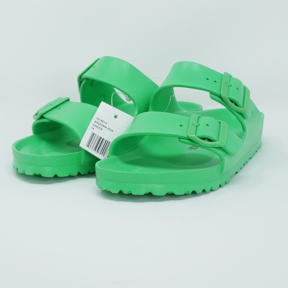 wasabi green birkenstocks